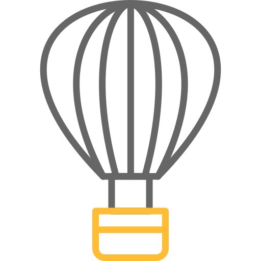 熱気球 Generic color outline icon
