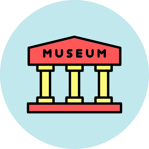 博物館 Generic color lineal-color icon