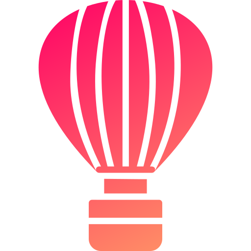 montgolfière Generic gradient fill Icône