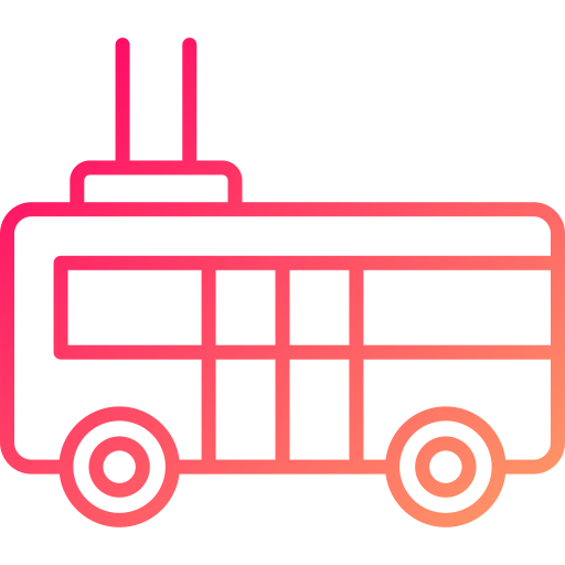 Trolleybus Generic gradient outline icon