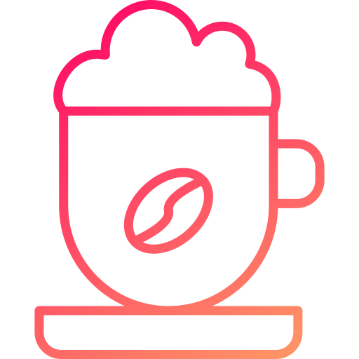 Latte Generic gradient outline icon