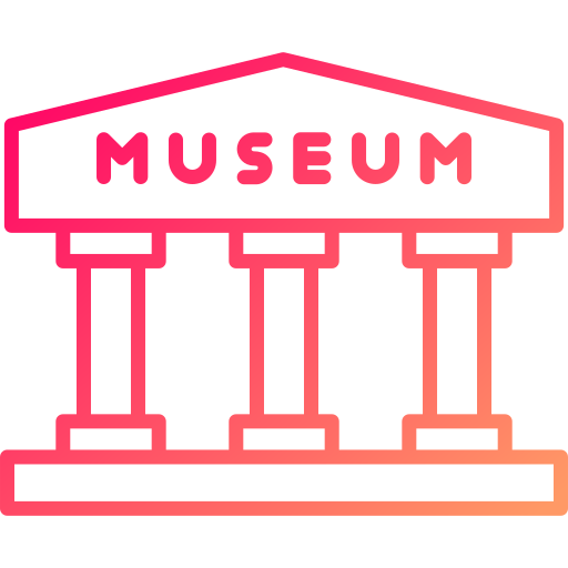 muzeum Generic gradient outline ikona
