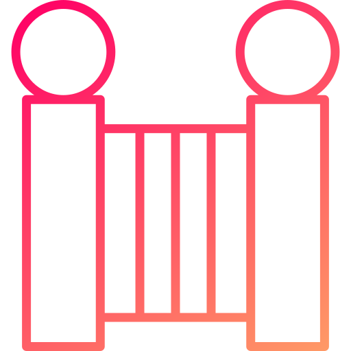 Gates Generic gradient outline icon