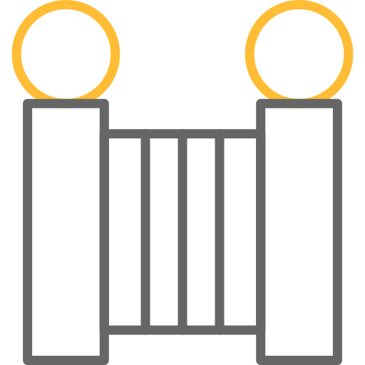 Gates Generic color outline icon