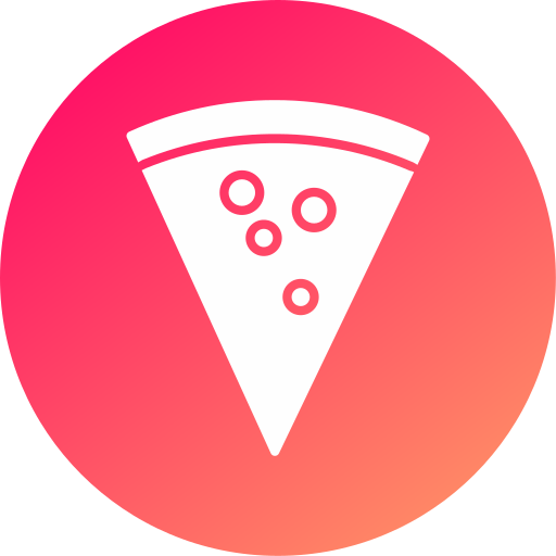 pizza Generic gradient fill icoon