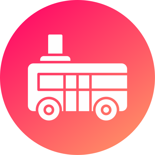 Trolleybus Generic gradient fill icon