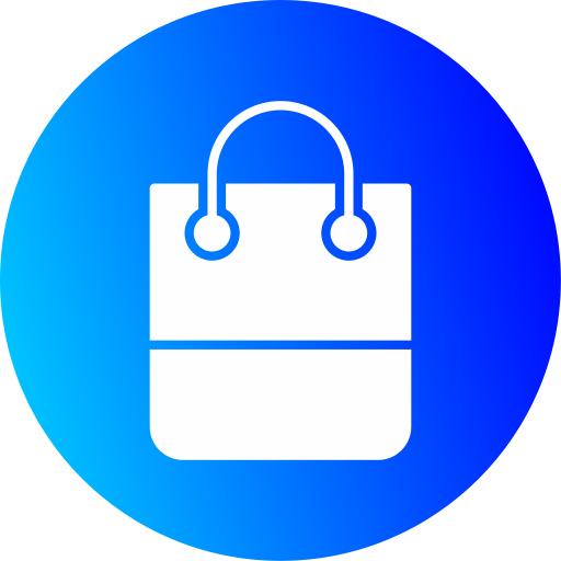 Shopping bag Generic gradient fill icon