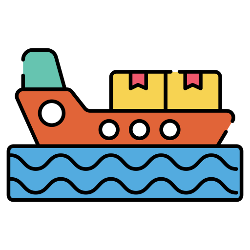 bateau cargo Generic color lineal-color Icône
