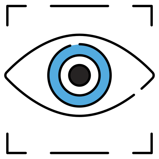 Отслеживание глаз Generic color lineal-color иконка