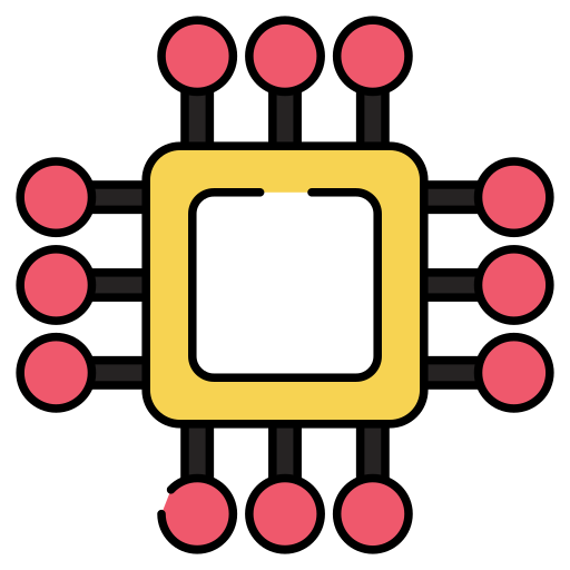 cpu Generic color lineal-color icoon