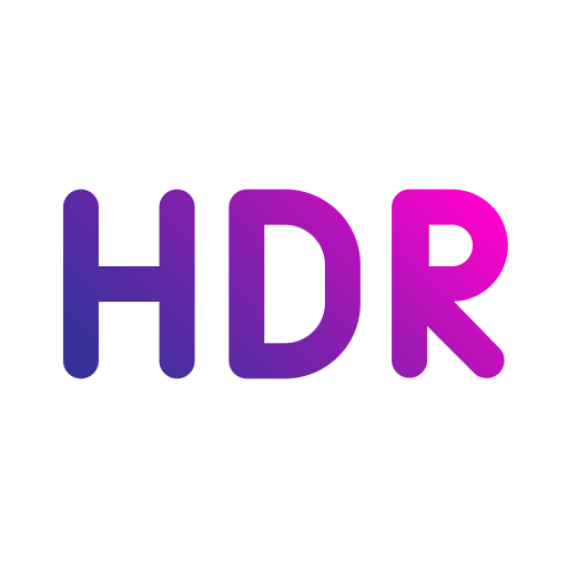 Hdr Generic gradient outline icon