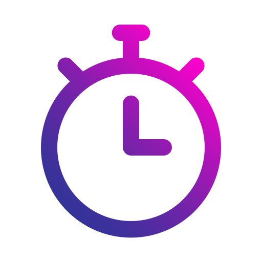 timer Generic gradient outline icona