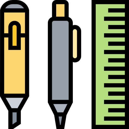 bleistift Meticulous Lineal Color icon