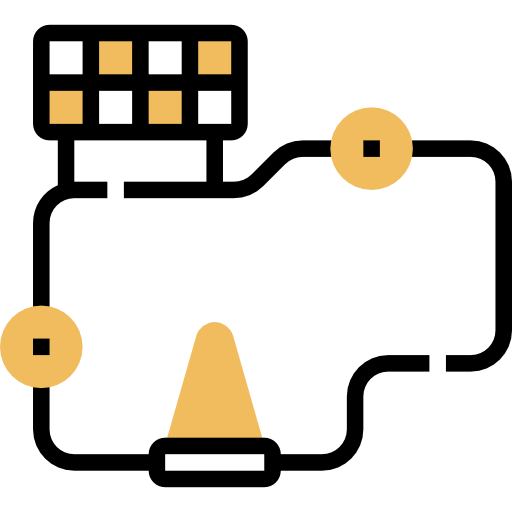 circuito Meticulous Yellow shadow icono