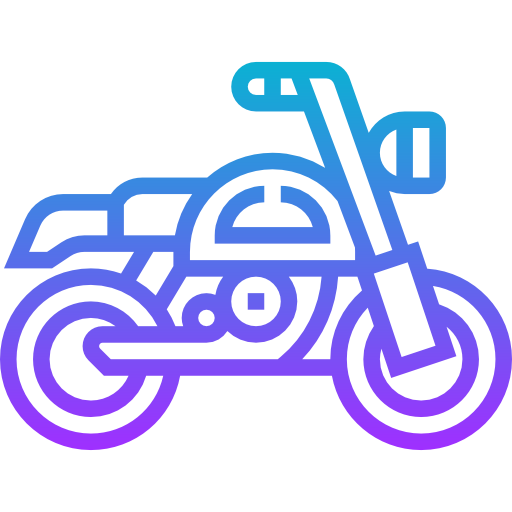motocicleta Meticulous Gradient icono