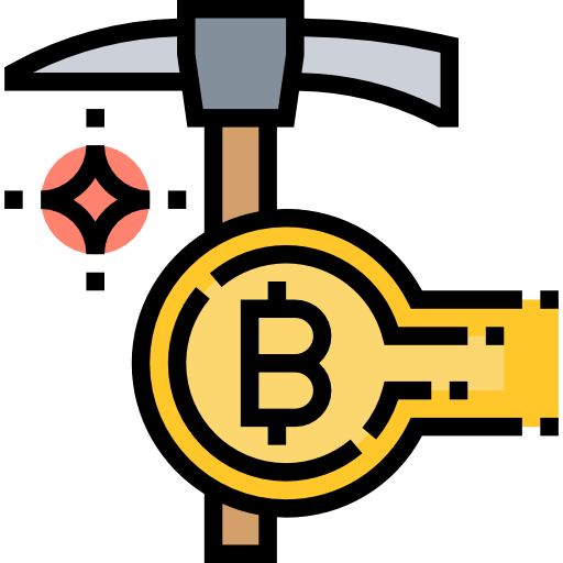 kopalnia bitcoinów Meticulous Lineal Color ikona