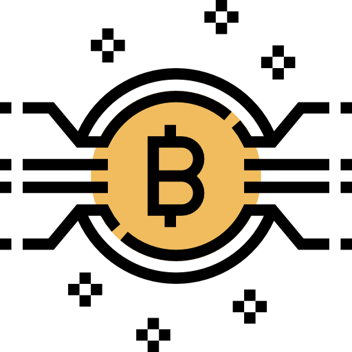 bitcoin Meticulous Yellow shadow icono