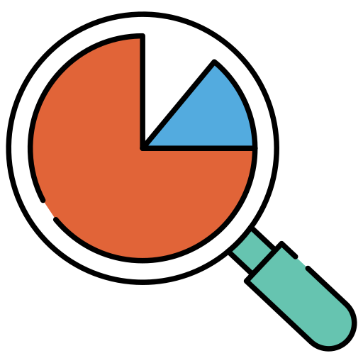 데이터 분석 Generic color lineal-color icon