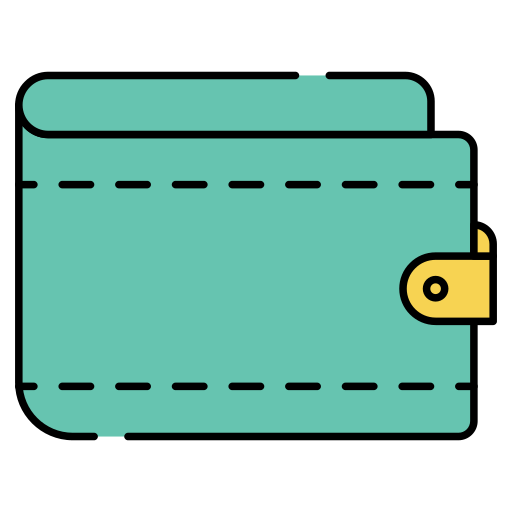 billetera Generic color lineal-color icono