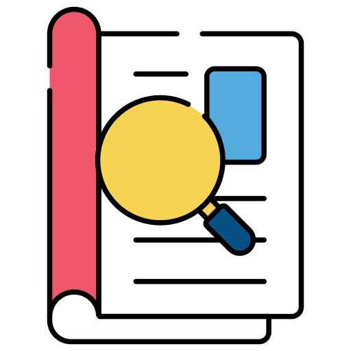 Search document Generic color lineal-color icon