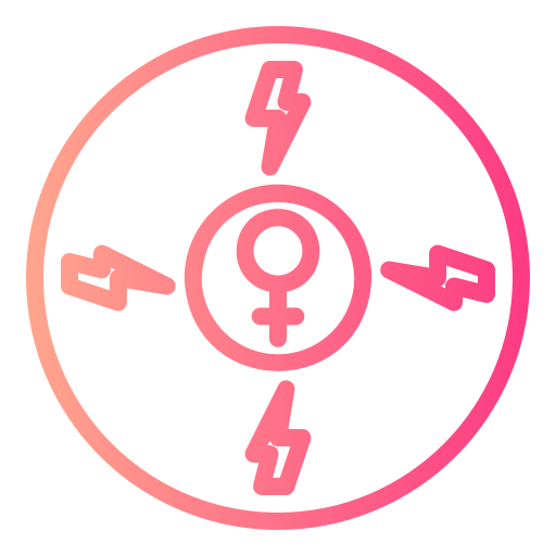 Girl power Generic gradient outline icon