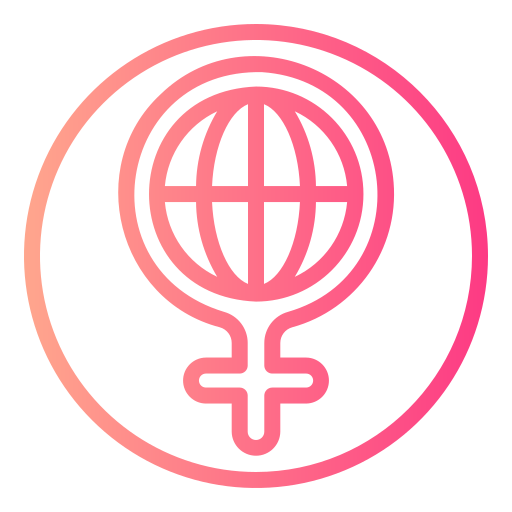día internacional de la mujer Generic gradient outline icono