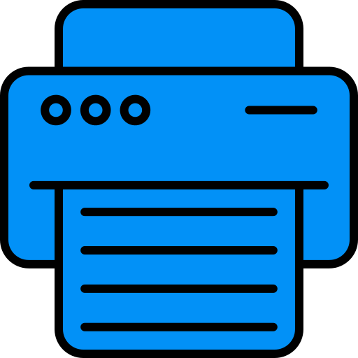 Print Generic color lineal-color icon