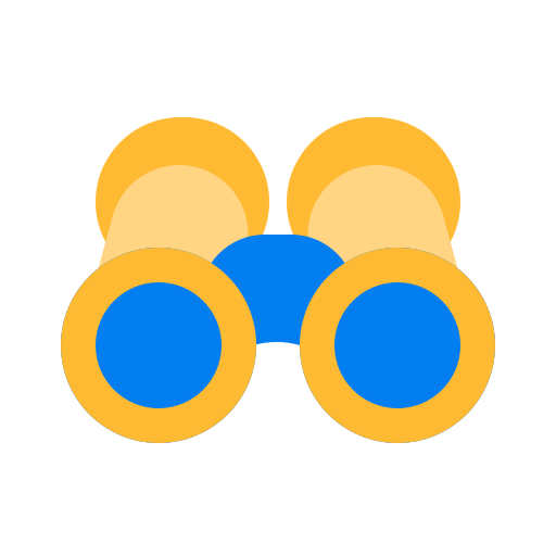 Binoculars Generic color fill icon
