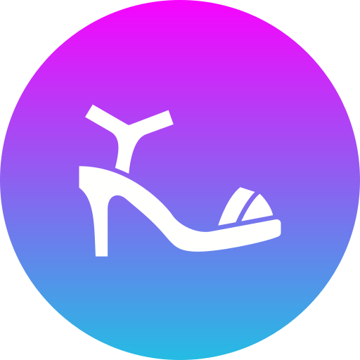 Sandals Generic gradient fill icon