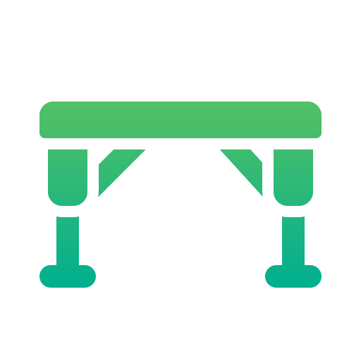 Folding table Generic gradient fill icon