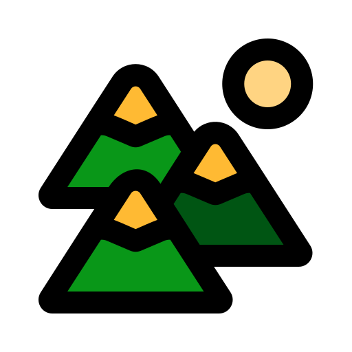 montanhas Generic color lineal-color Ícone