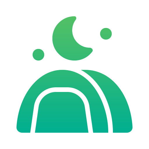 Camping Generic gradient fill icon