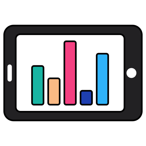 Statistics Generic color lineal-color icon