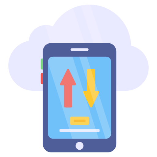 mobiele data in de cloud Generic Others icoon