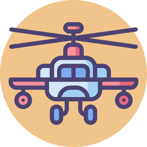 Helicopter Flaticons.com Flat icon