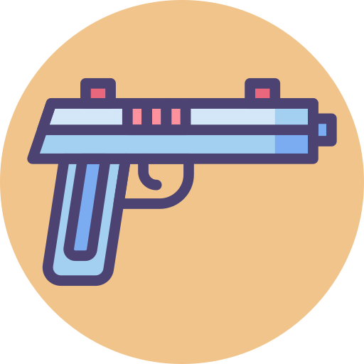 Handgun Flaticons.com Flat icon