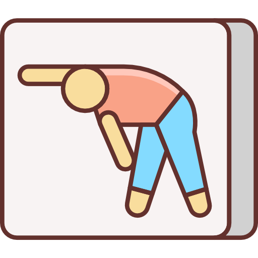 Yoga Flaticons Lineal Color icon