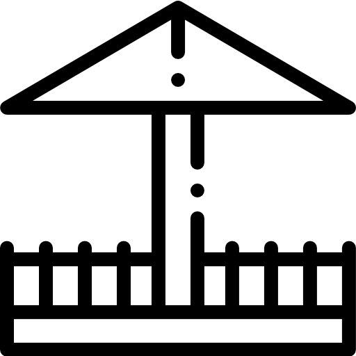 パビリオン Detailed Rounded Lineal icon