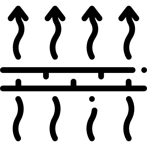 respirant Detailed Rounded Lineal Icône