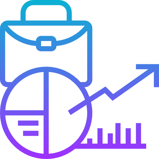 Statistics Meticulous Gradient icon