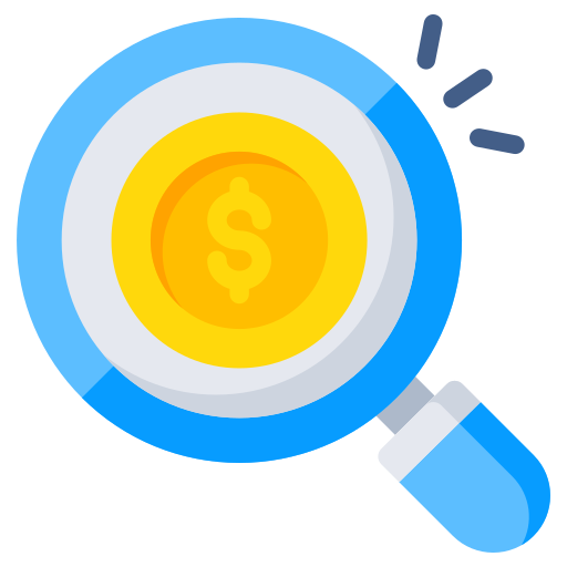 Search dollar Generic Others icon