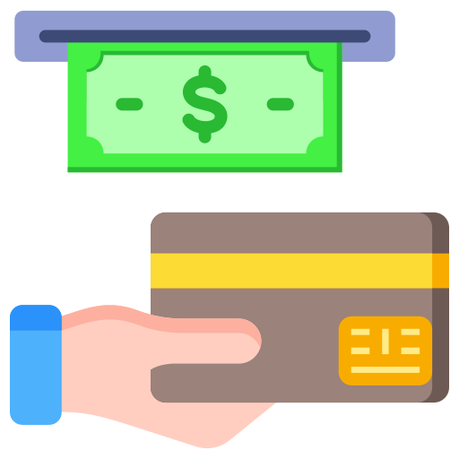Contactless payment Generic color fill icon