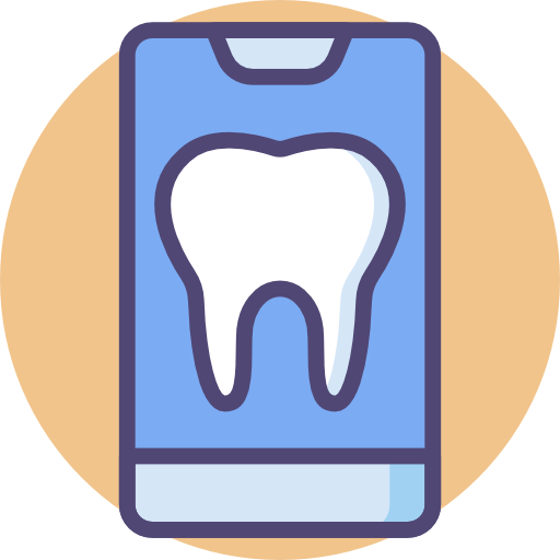 зубной врач Flaticons Lineal Color иконка