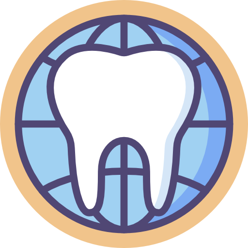 dentysta Flaticons Lineal Color ikona