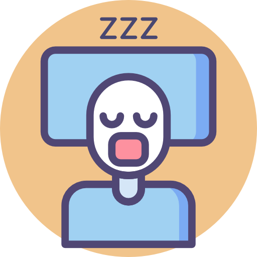 Sleeping Flaticons Lineal Color icon