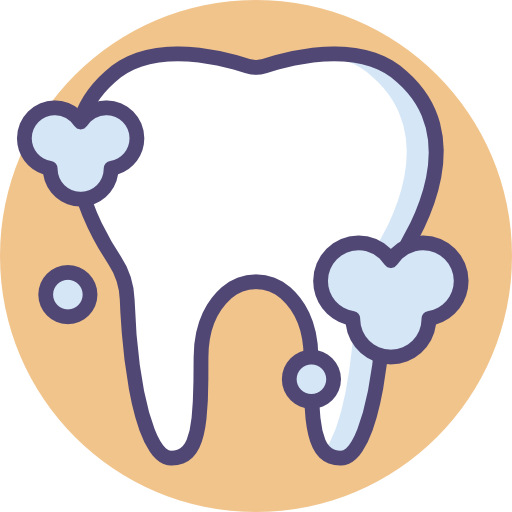 歯のホワイトニング Flaticons Lineal Color icon