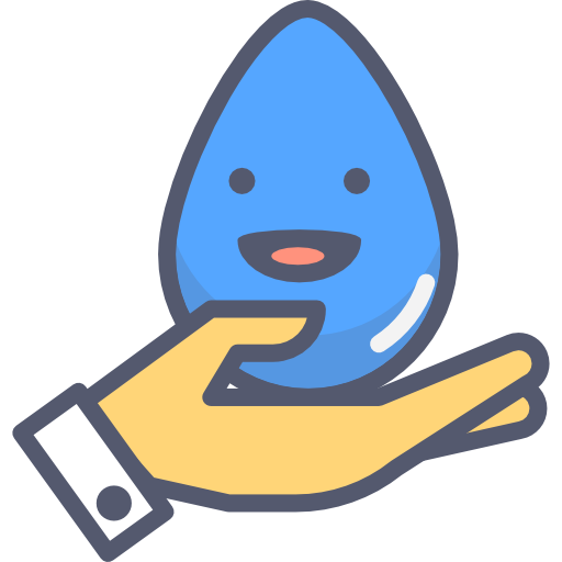 水を節約する Darius Dan Lineal Color icon