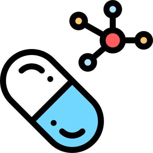 Drug Detailed Rounded Lineal color icon