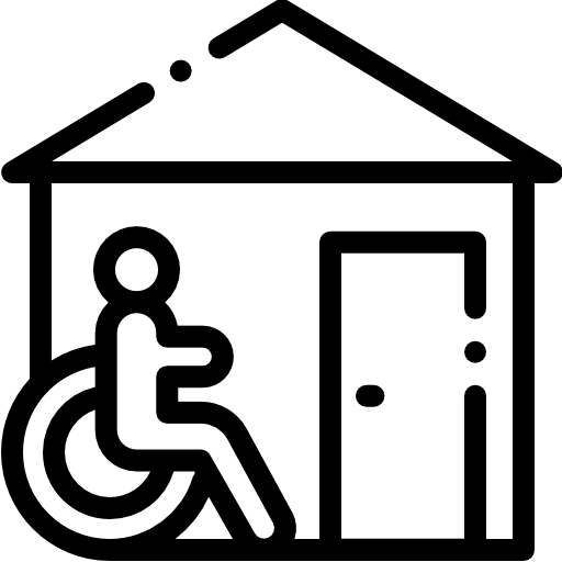 gehandicapt Detailed Rounded Lineal icoon