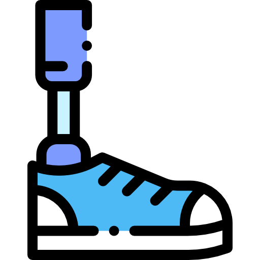 Prosthetic Detailed Rounded Lineal color icon